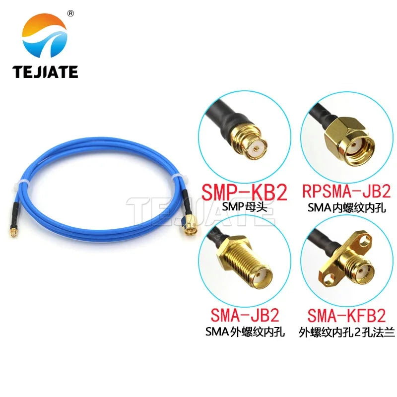 1PCS SMP to SMA connection cable SMP female to SMA male female extension cable SMP-K 086 semi flexible/RG405 RF adapter cable