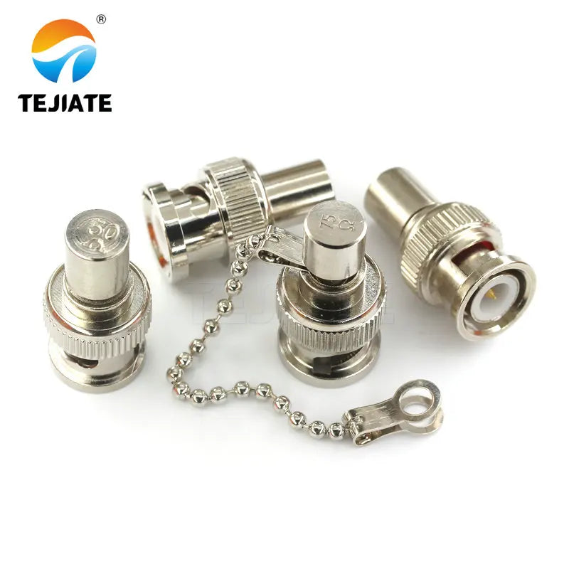1PCS BNC Load Male Plug Termination Connector Coaxial Brass Resisitor 50/75Ohm High Quality Adapter