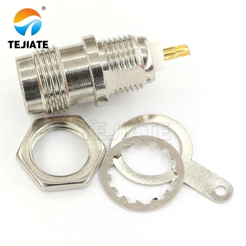 1PCS TNC-KY 50ohm RF Coaxial Connector Female Links the Front-panell Electric Outlet Connector