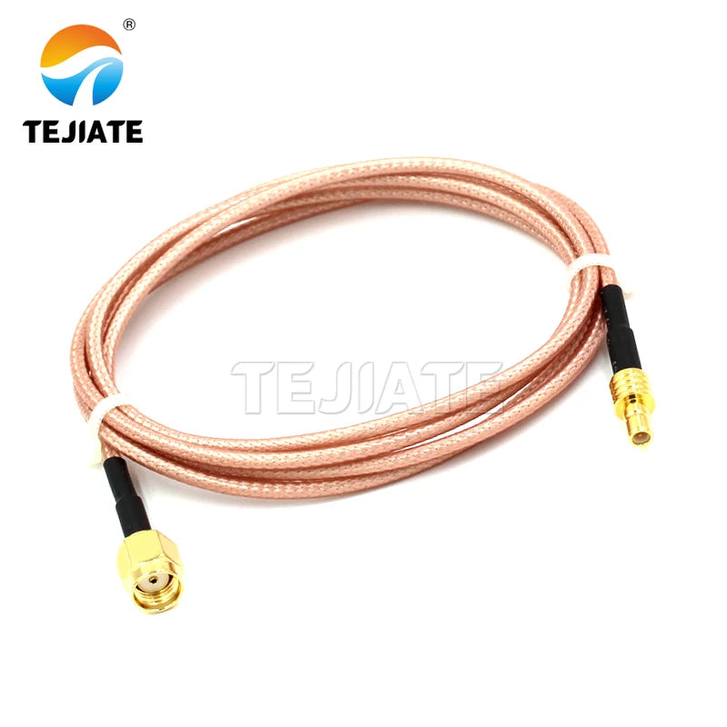 1PCS RF silver plated wire SMB male to SMA reverse male coaxial adapter wire SMB/RPSMA-KJ connecting wire