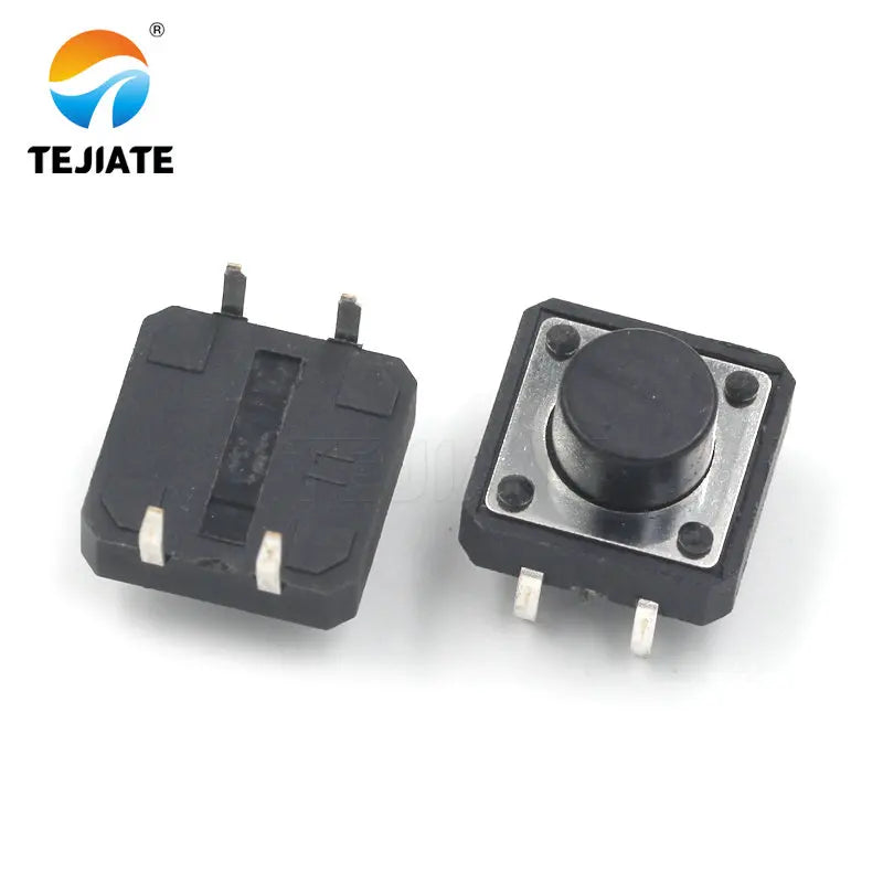 10PCS Direct-insertion Vertical 4 legs Touch Key Microswitch Erect 4 Foot Button Switch 12*12*4.3/5/5.5/7/7.5/8/9/10/12/13/15MM