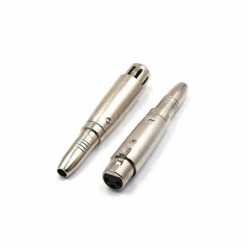 1PCS Cannon female head to 6.5 female 3-core Cannon male to RCA lotus audio female base 6.35 microphone adapter