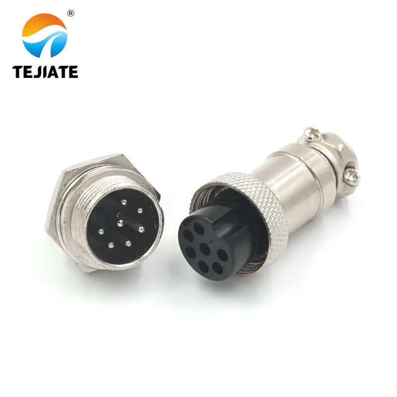 1 set of aviation plug GX16-2P/3P/4P/5P/6P/7P/8P/9P core 16mm socket aviation plug + socket