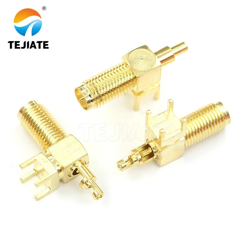 1PCS SMA-KWE-1.13 SMA connector 1.13 High quality RPSMA KWE-1.13 Open 90 degree female RF coaxial plug right angle connector