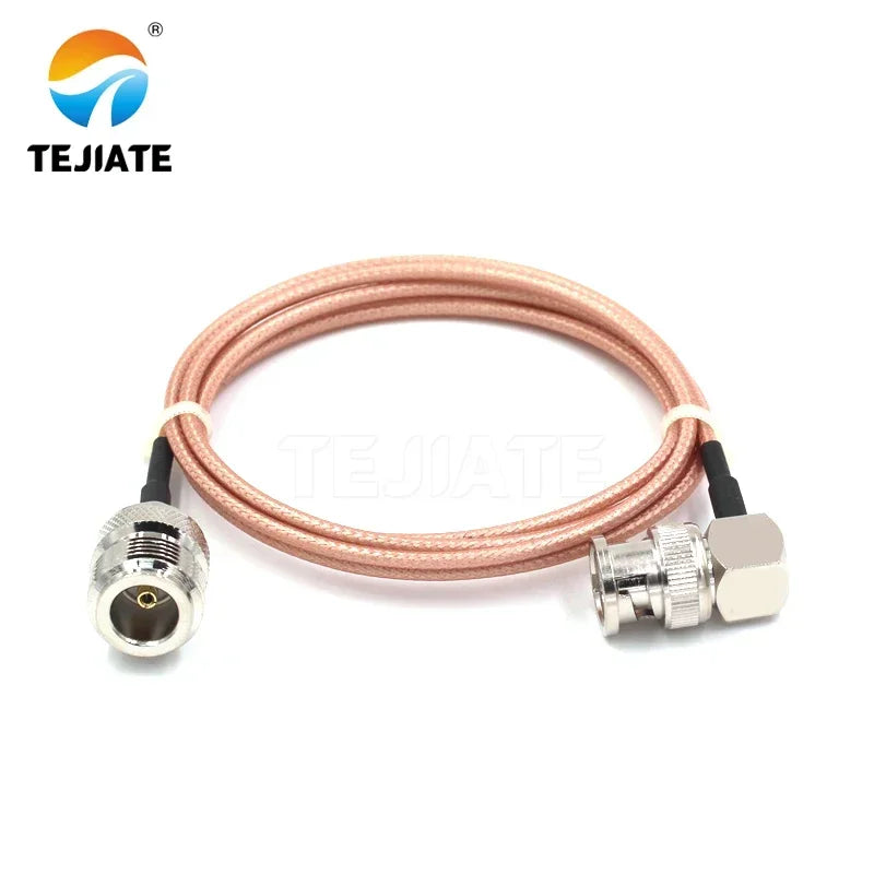 1PCS TEJIATE Adapter Cable BNC To N Type BNCJW Convert NK 8-90CM 1M 1.5M 2M Length Connector RG316 Wire