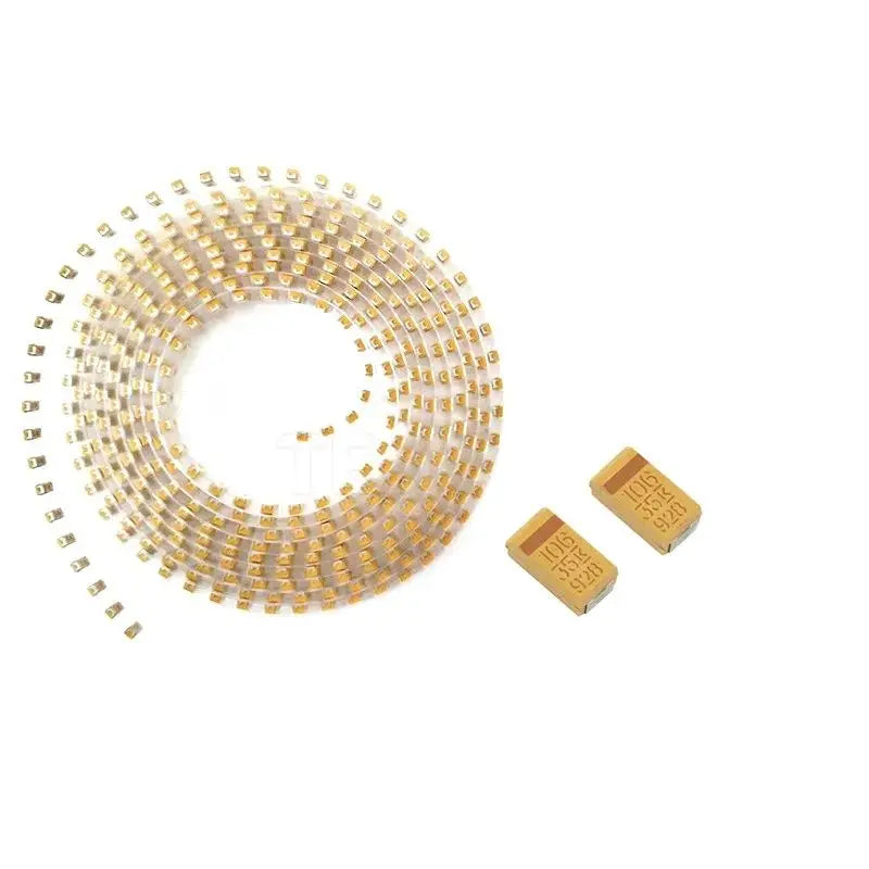 5PCS Tantalum capacitor type C 6032 patch 10V 16V 25V 35V 10uF 1uF 106 2.2UF 3.3UF 4.7UF 22UF