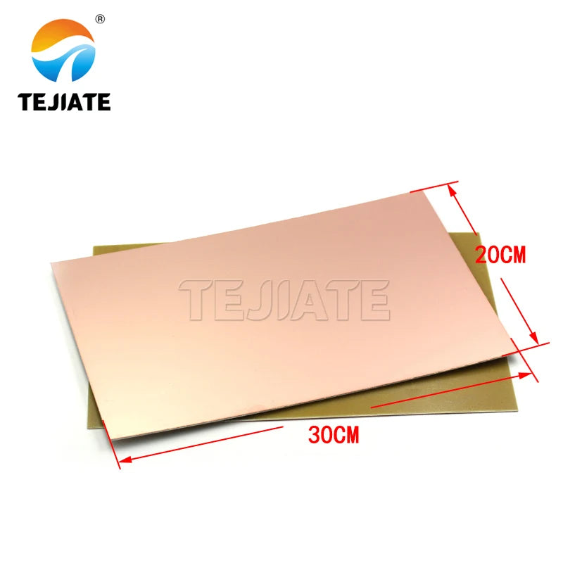 Single-sided and double-sided copper clad laminate PCB circuit board 10*15*20*30CM single-sided and double-sided glass fiber cop
