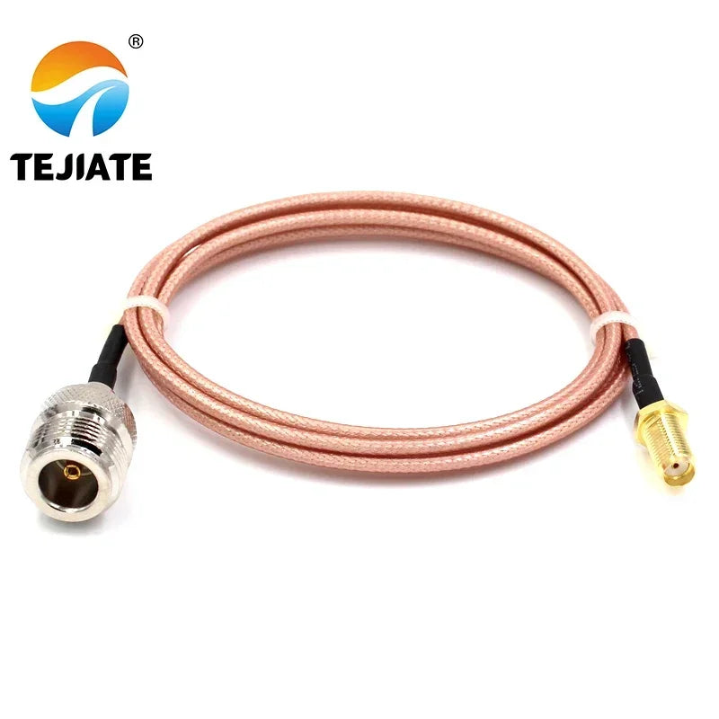 1PCS TEJIATE Adapter Cable SMA To N Type SMA-KY Convert N-K 8-90CM 1 1.5 2M Length Connector RG316 Wire