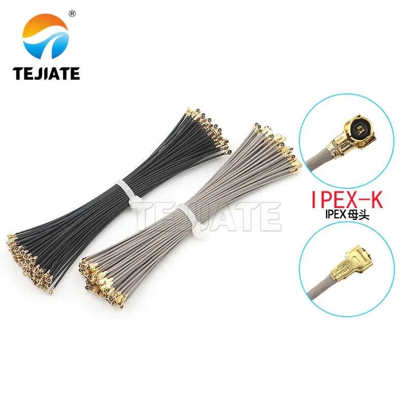 5PCS micro coaxial cable female Plug to u.fl Female Jackmicro coaxial cable Connector rf0.81 Jumper Cable