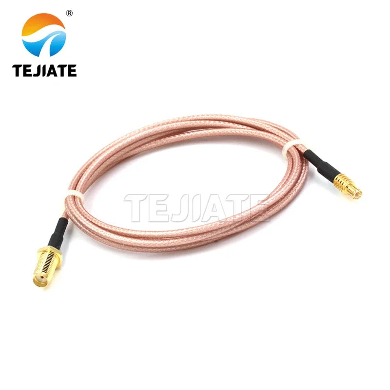 1PCS RF connection cable MCX-JK bent male to SMA-K outer screw inner hole SMA to MCX adapter cable