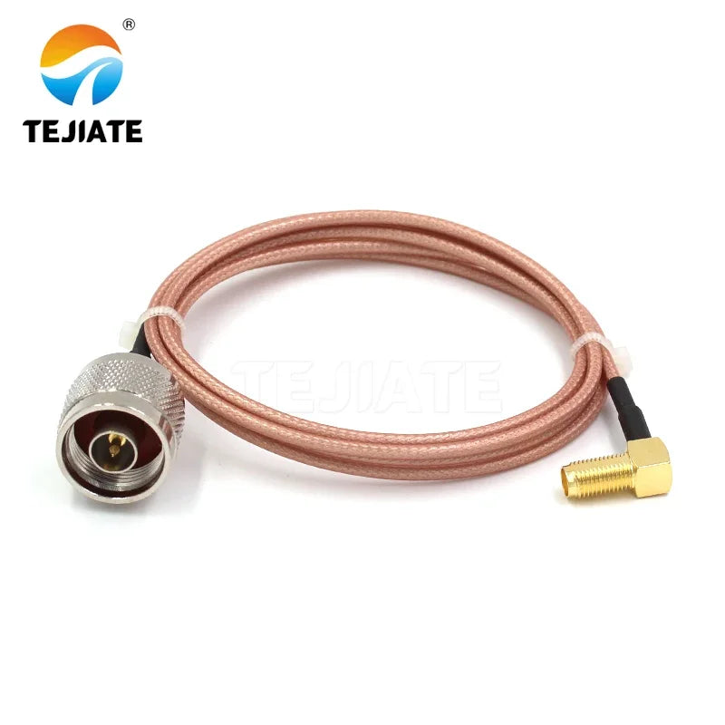 1PCS TEJIATE Adapter Cable N To SMA Type NJ Convert SMAKW 8-90CM 1M 1.5M 2M Length Connector RG316 Wire