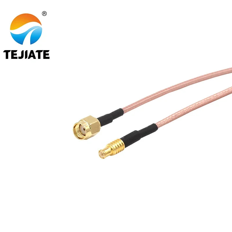 1PCS TEJIATE Adapter Cable MCX To SMA MCX-J Convert RPSMA-J 8-90CM 1M 1.5M 2M Length Connector RG316 Wire