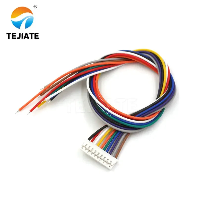 PH2.0MM Electronic Terminal Wire Single Head Color Row Line 2/3/4/5/6/7/8/9/10/12P 30CM Nickel Plated