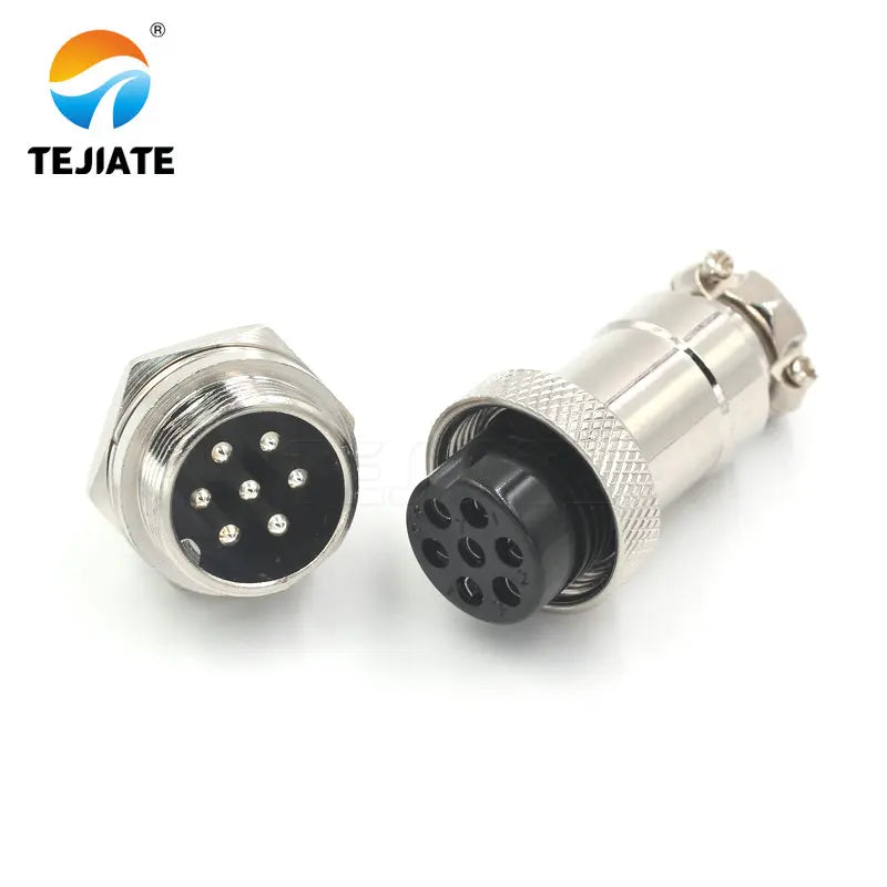 1 set of aviation plug GX20-2P/3P/4P/5P/6P/7P/8P/9P/10P/12P core 20mm socket aviation plug + socket