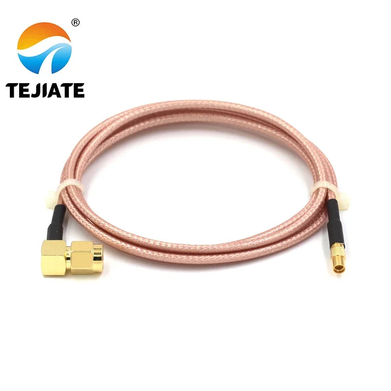 1PCS TEJIATE Adapter Cable MMCX To SMA MMCX-K Convert SMA-JW 8-90CM 1M 1.5M 2M Length Connector RG316 Wire