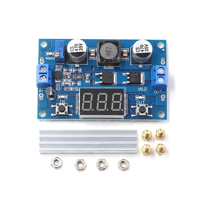 DC-DC high power 100W LTC1871 adjustable boost power module output 3.5~35V with digital display