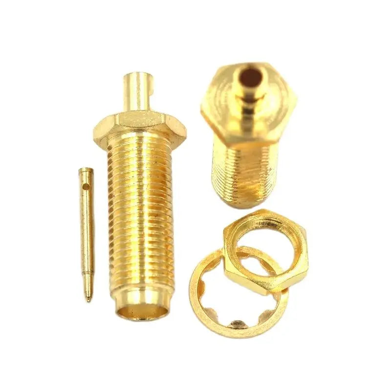 1PCS SMA-KY-J Connector PRSMA-KY Adapter Opening Type Outer Screw Inner Pin/Hole Match For RG178