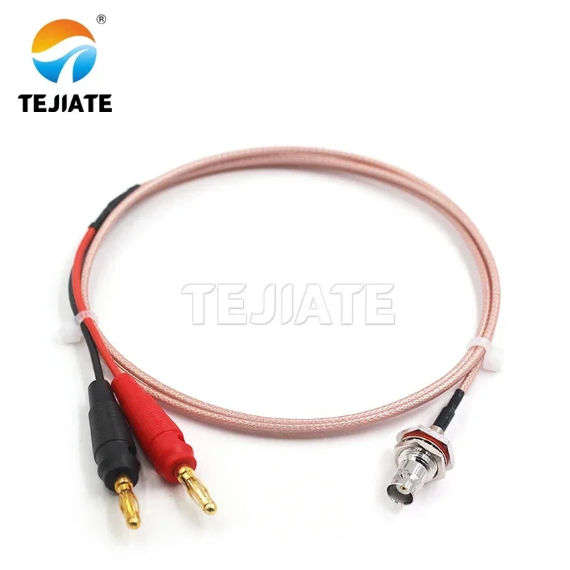 SMA/BNC/N/TNC/UHF/MMCX RF cable to 4mm red and black banana plug RG316 cable