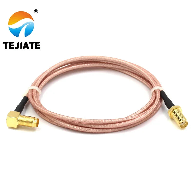 1PCS TEJIATE SMA Adapter Cable RPSMA-KW To SMA-KY 8-90CM 1M 1.5M 2M Length Connector RG316 Wire