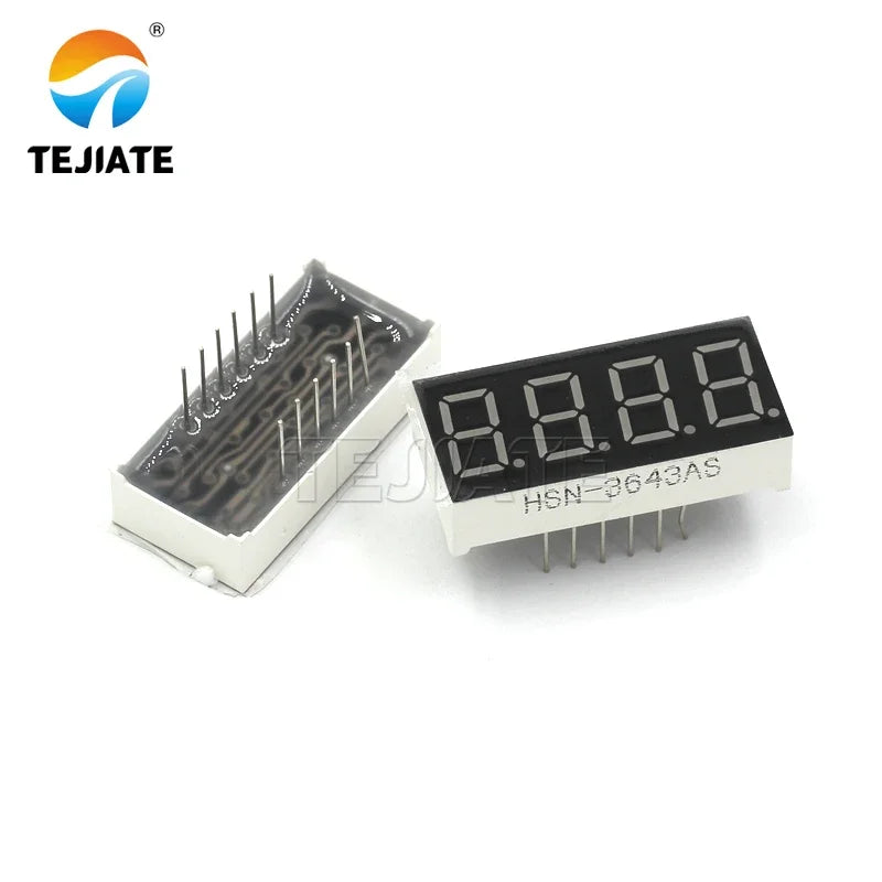 Digital tube Common AnodeCathode Green Red Highlight 1 2 3 4 Bit digital Tube 0.36 0.56 inch LED Display
