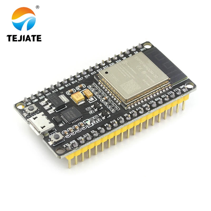 1Lot TEJIATE ESP32 ESP32S ESP-WROOM-32 Module Bluetooth and WIFI Dual Core CPU PCB Development Board Low Power Consumption MCU