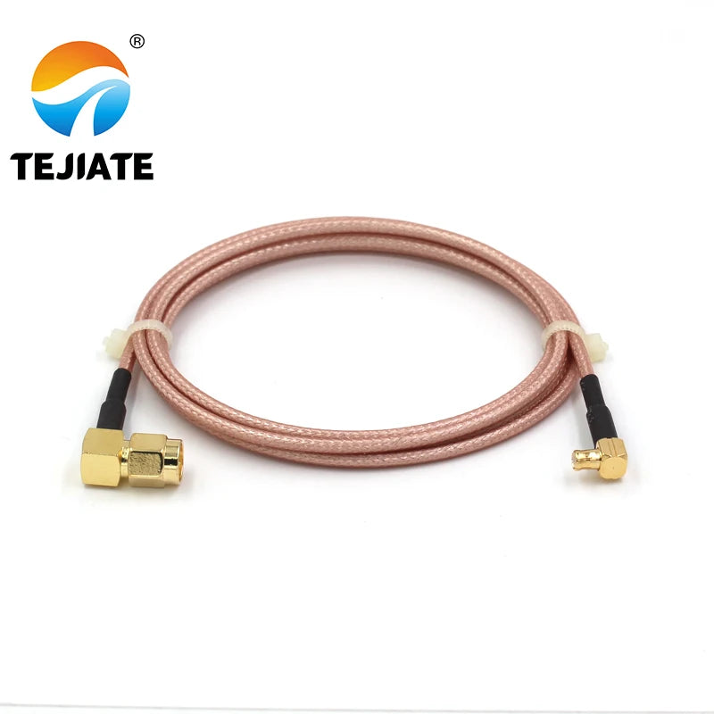 1PCS TEJIATE Adapter Cable MCX To SMA MCX-JW Convert SMA-JW 8-90CM 1M 1.5M 2M Length Connector RG316 Wire