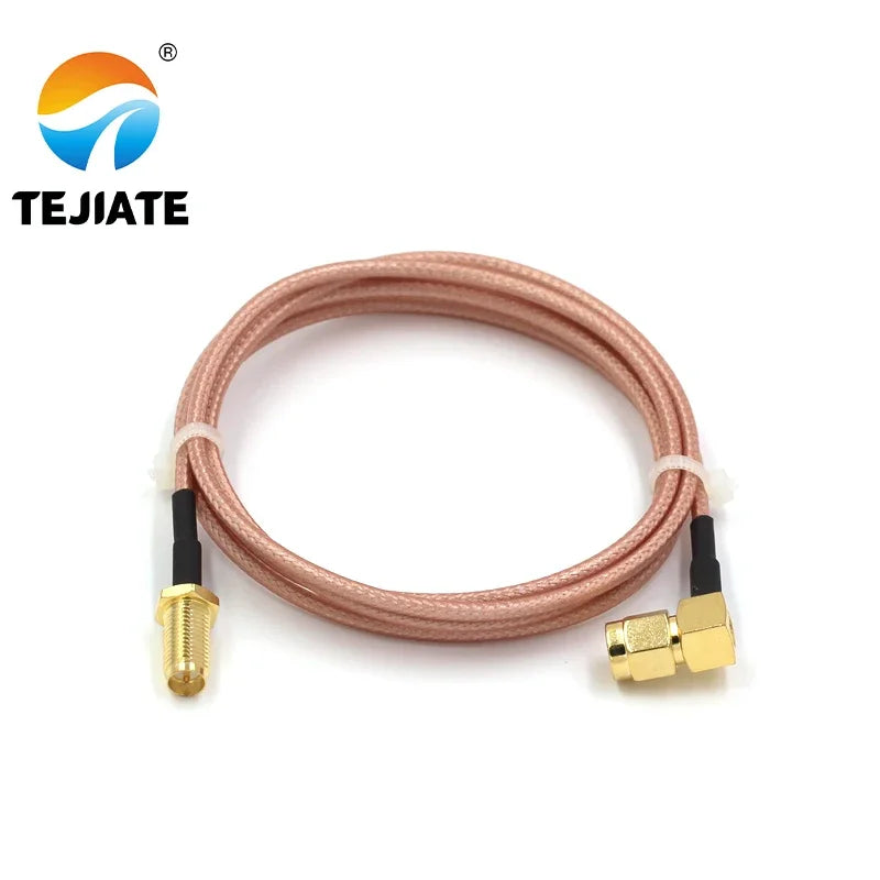 1PCS TEJIATE Adapter Cable SMA To RPSMA Type SMA-JW Convert RPSMA-KY 8-90CM 1M 1.5M 2M Length Connector RG316 Wire