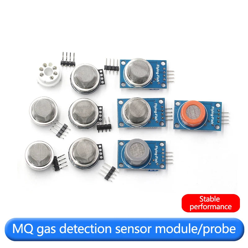 MQ-2-135-3-7-9 smoke air sensitive alcohol hydrogen carbon monoxide combustible liquefied sensor module probe