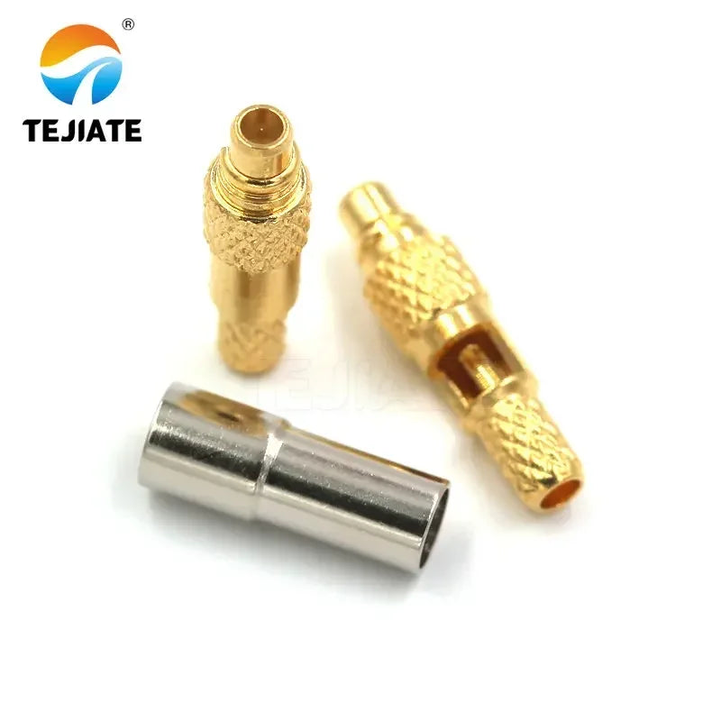1PCS MMCX-J-K-JW-1.5 Feeder Connector Inner Pin Crimping Adapter Match For RG316 Bent Header