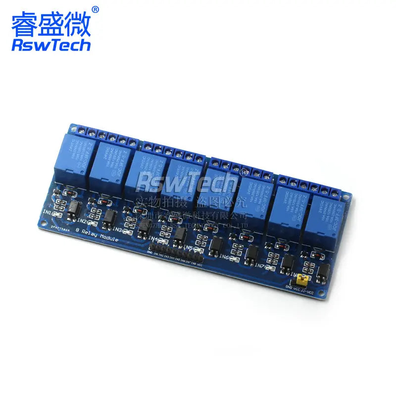 5V/12V 1 2 4 6 8 channel relay module with optocoupler. Relay Output 1 /2 /4 /6 / 8 way relay module 12V blue