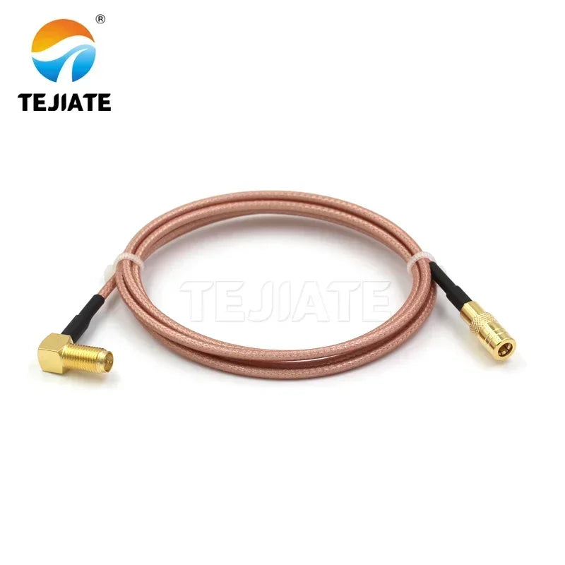 1PCS TEJIATE Adapter Cable SMB To RPSMA Type SMB-K Convert RPSMA-KW 8-90CM 1M 1.5M 2M Length Connector RG316 Wire