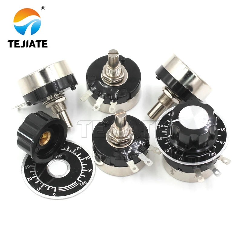 RV24YN20S carbon film potentiometer 1K 2K 10K 100 500K single turn carbon film potentiometer adjustable resistance