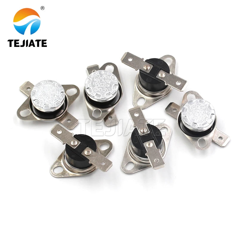 KSD301 250V 10A Normally Open/Normally Close NO Thermostat Temperature Thermal Control Switch DegC 40-150Celsius Degree