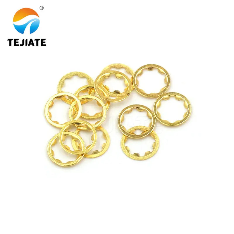 50PCS SMA female head male nut gasket spring piece pressure tube dust cap waterproof ring heat shrink tube SMA accessories
