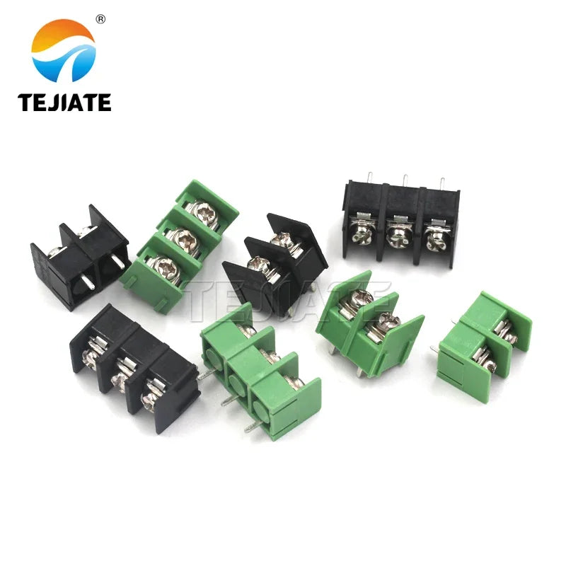 5PCS KF7.62-2P3P4P position terminal block PCB terminal connector 7.62mm splicable green/black